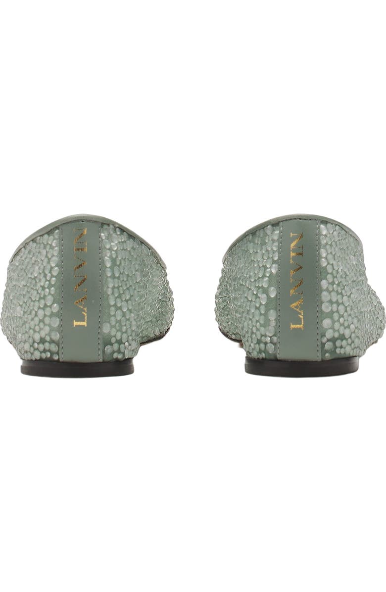 Lanvin Mesh Ballerina With Rhinestones, Alternate, color,