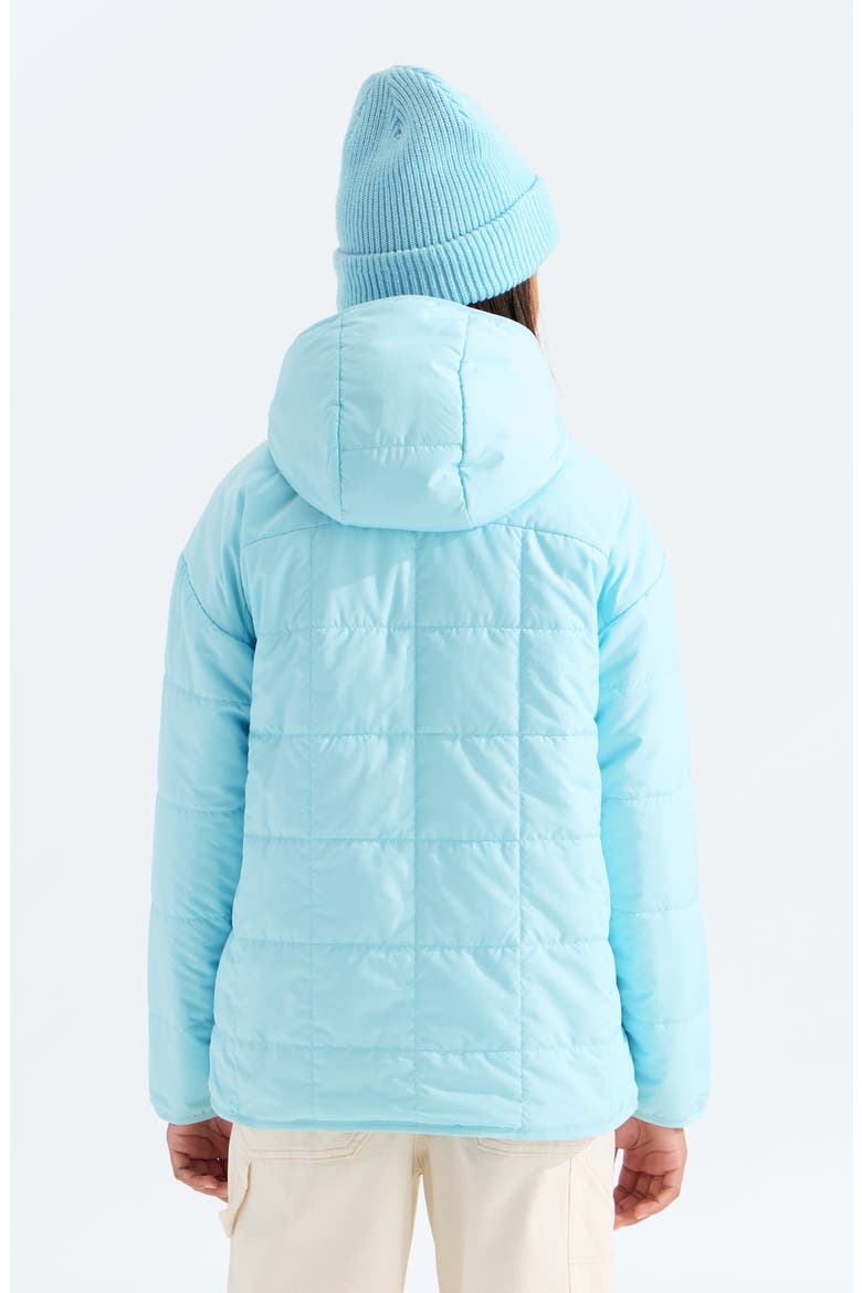 Kids' Shasta Water Repellent Reversible Hooded Jacket, Alternate, color, GLACIER