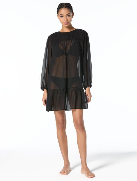 Solids Cover Up Dress Swim