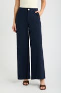 Wit & Wisdom Whitney Skyrise Flat Front Wide Leg Pants