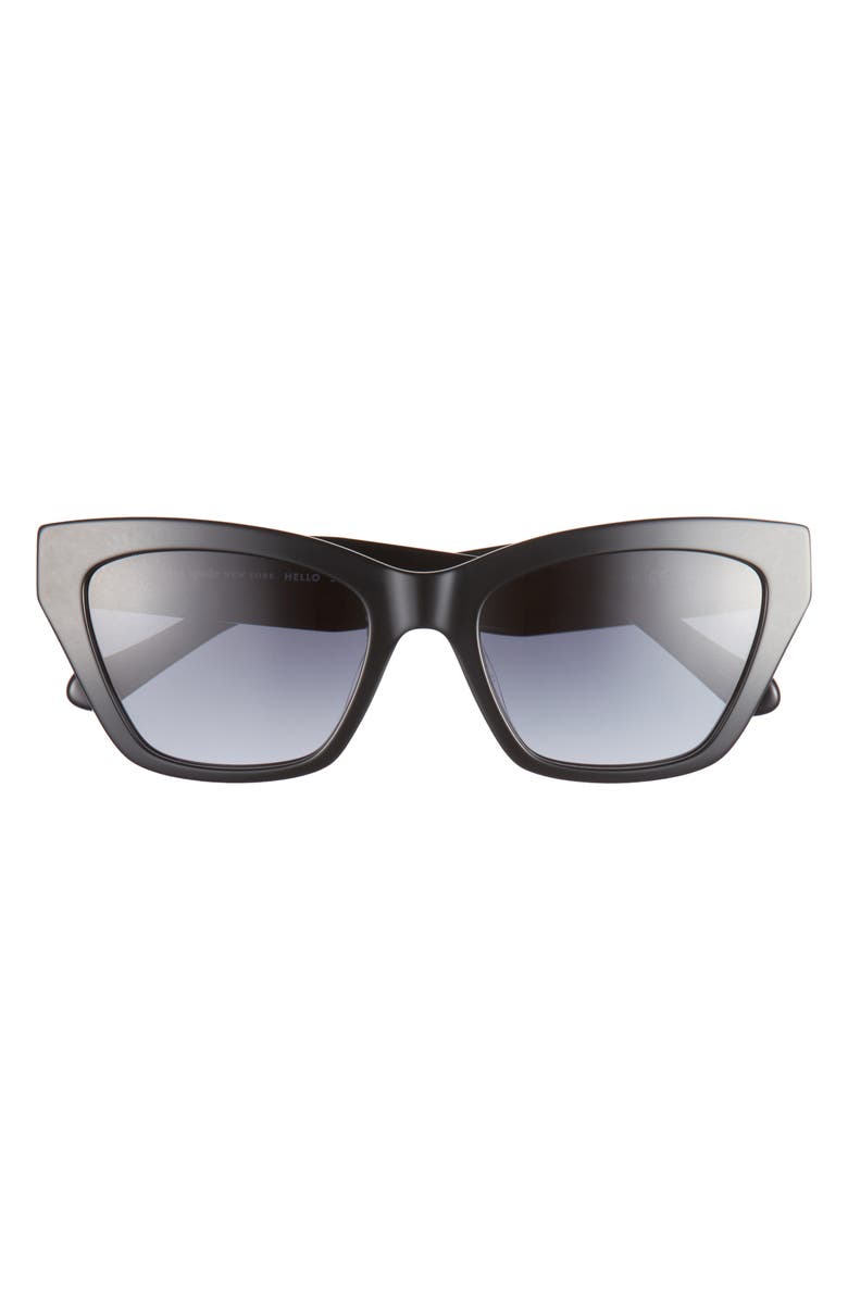Kate Spade fay 54mm gradient cat eye sunglasses, Main, color, 0807-9O