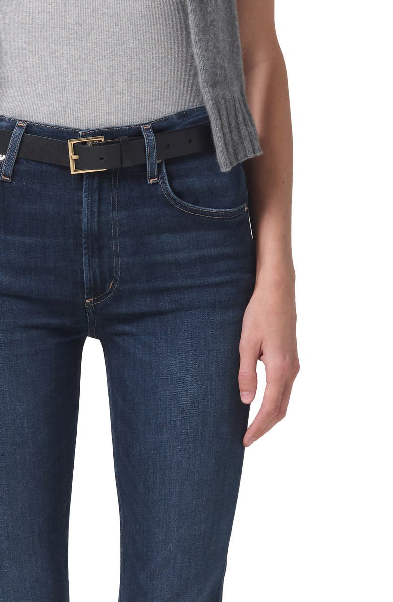 Citizens of Humanity Isola Crop Raw Hem Bootcut Jeans, Alternate, color,