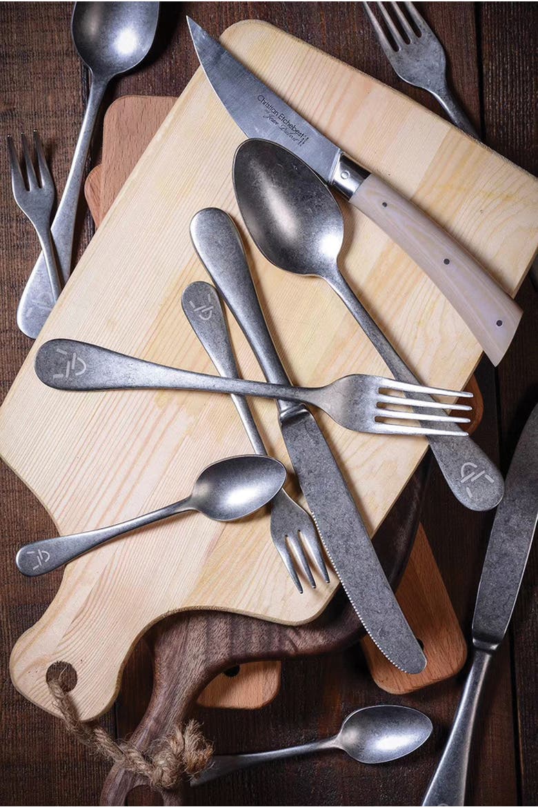 Vintage Flatware Set - 20 Pieces, Alternate, color, Silver