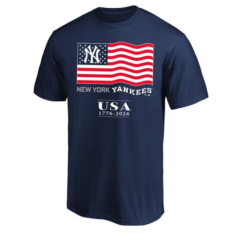 Men's Fanatics Navy New York Yankees USA 1776-2026 Big & Tall T-Shirt