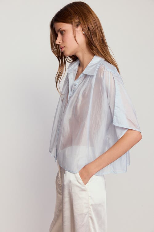 The Shirt By Rochelle Behrens The Hayden Shirt In Blue