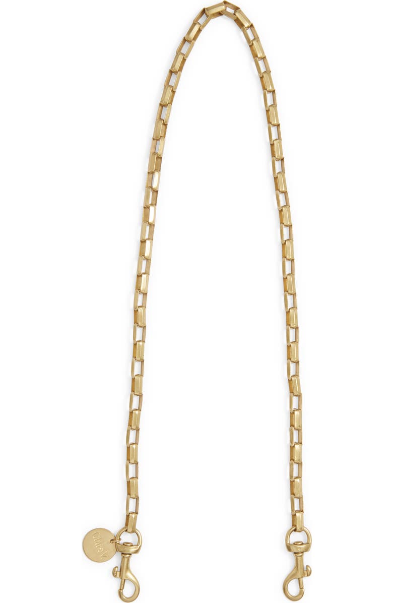Clare V. Chain Shoulder Strap, Main, color,