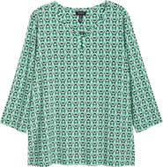 Jones New York Bar Keyhole Top