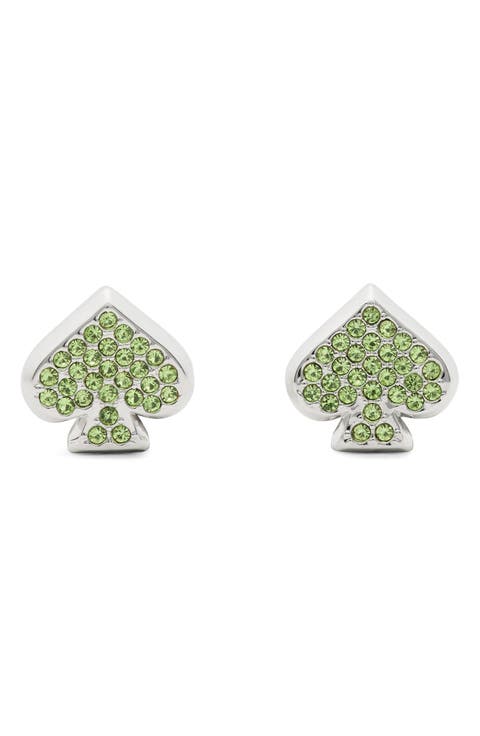 pavé stud earrings