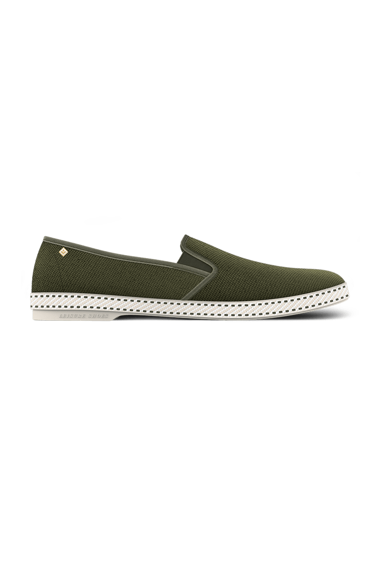 Rivieras Classic Cotton Canvas Slip-On Loafer, Main, color, Light Army Green
