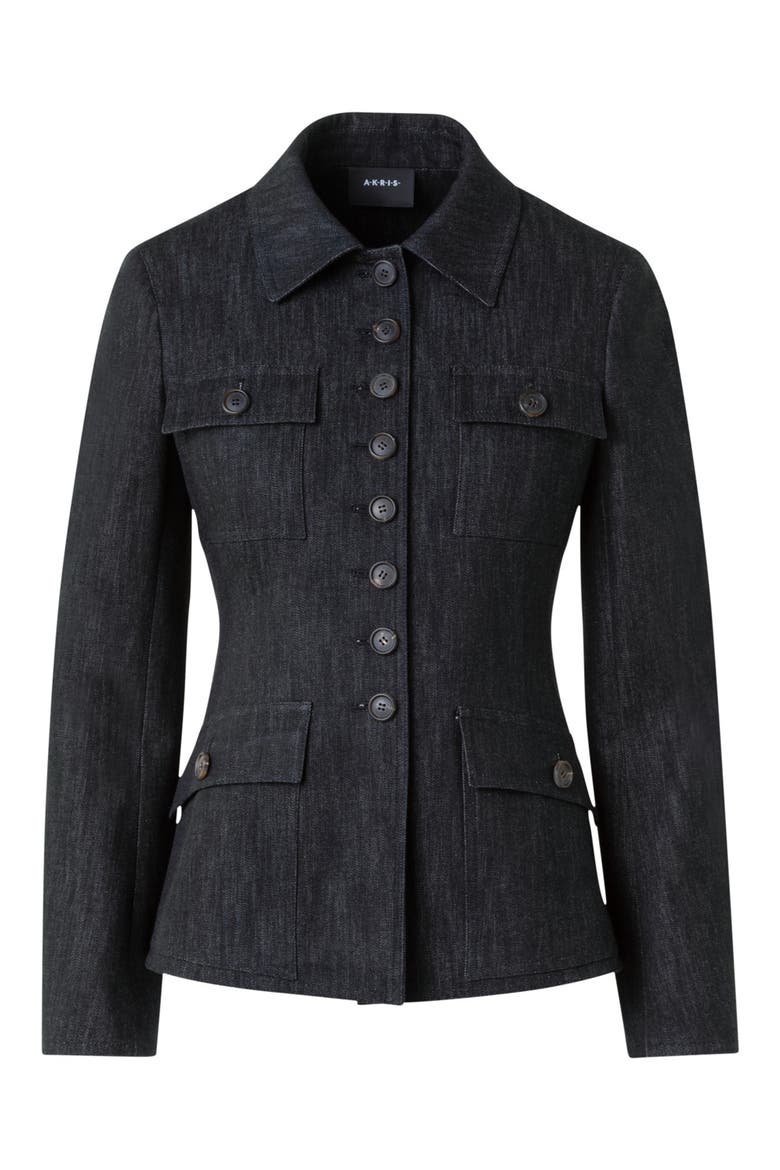 Denim Shirt Jacket, Alternate, color, BLACK DENIM