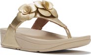 FitFlop Lulu Flower Toe-Post Sandals