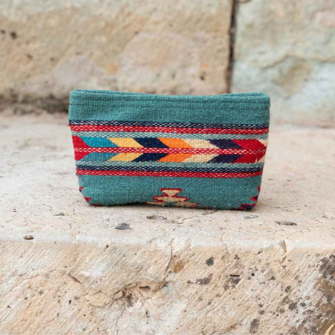 Sun and Sea Pouch, Alternate, color, Emerald Green Multicolor