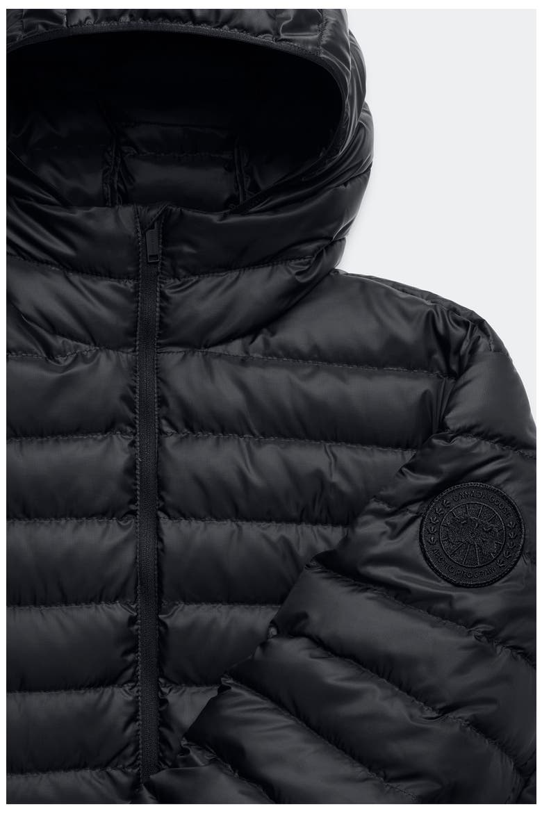 Stratus Hooded 750-Fill-Power Down Puffer Coat, Alternate, color, BLACK - NOIR