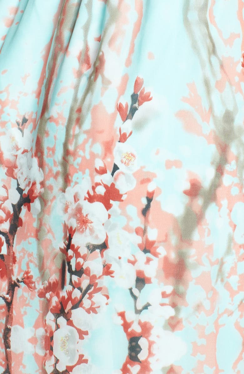 Jessica Simpson Print Chiffon Halter Maxi Dress, Alternate, color,