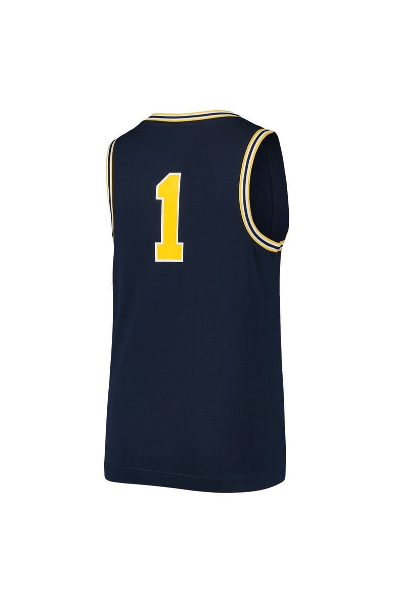Jordan Brand Youth Jordan Brand #1 Navy Michigan Wolverines Team Replica Basketball Jersey, Alternate, color, 
