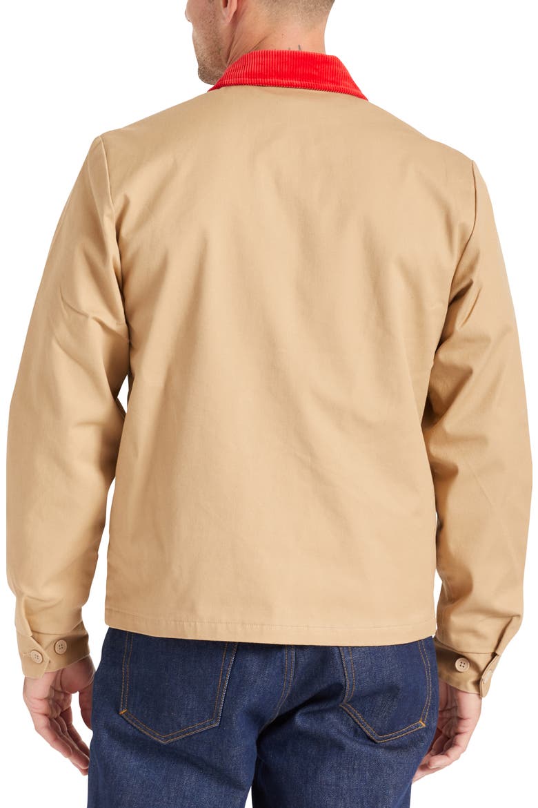 Utopia Cotton Jacket, Alternate, color, MOJAVE/ MARS RED