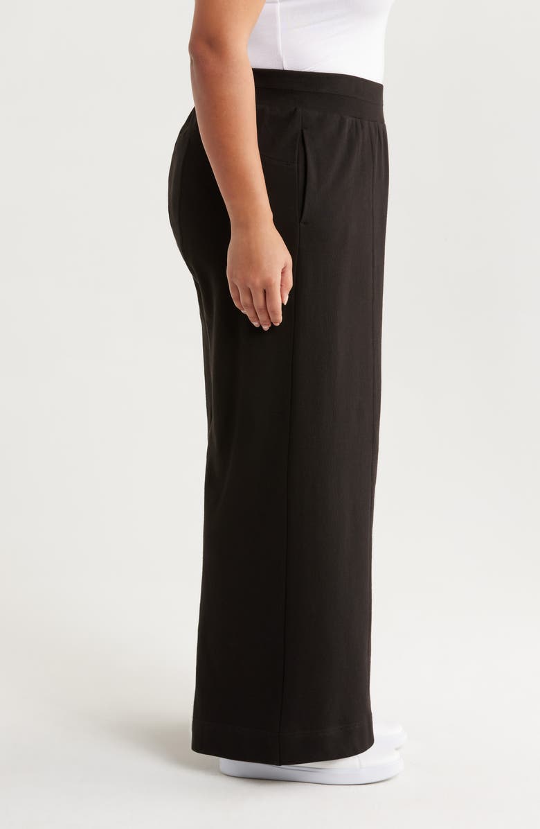 Wit & Wisdom Skyrise Pintuck Palazzo Pants, Alternate, color, Black