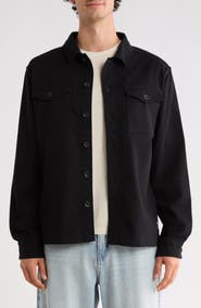 Union Lounge Twill Knit Shirt Jacket