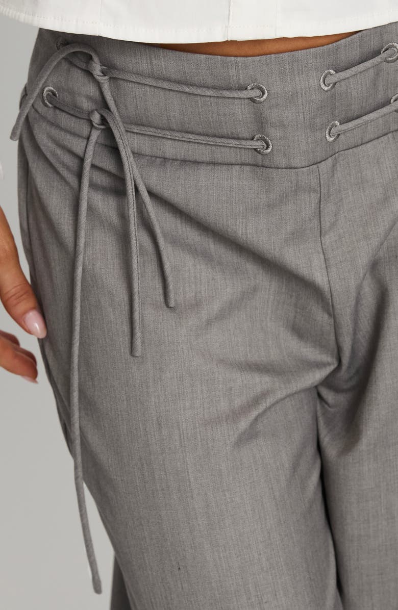 Princess Polly Just Have Fun Wide Leg Pants, Alternate, color, Grey