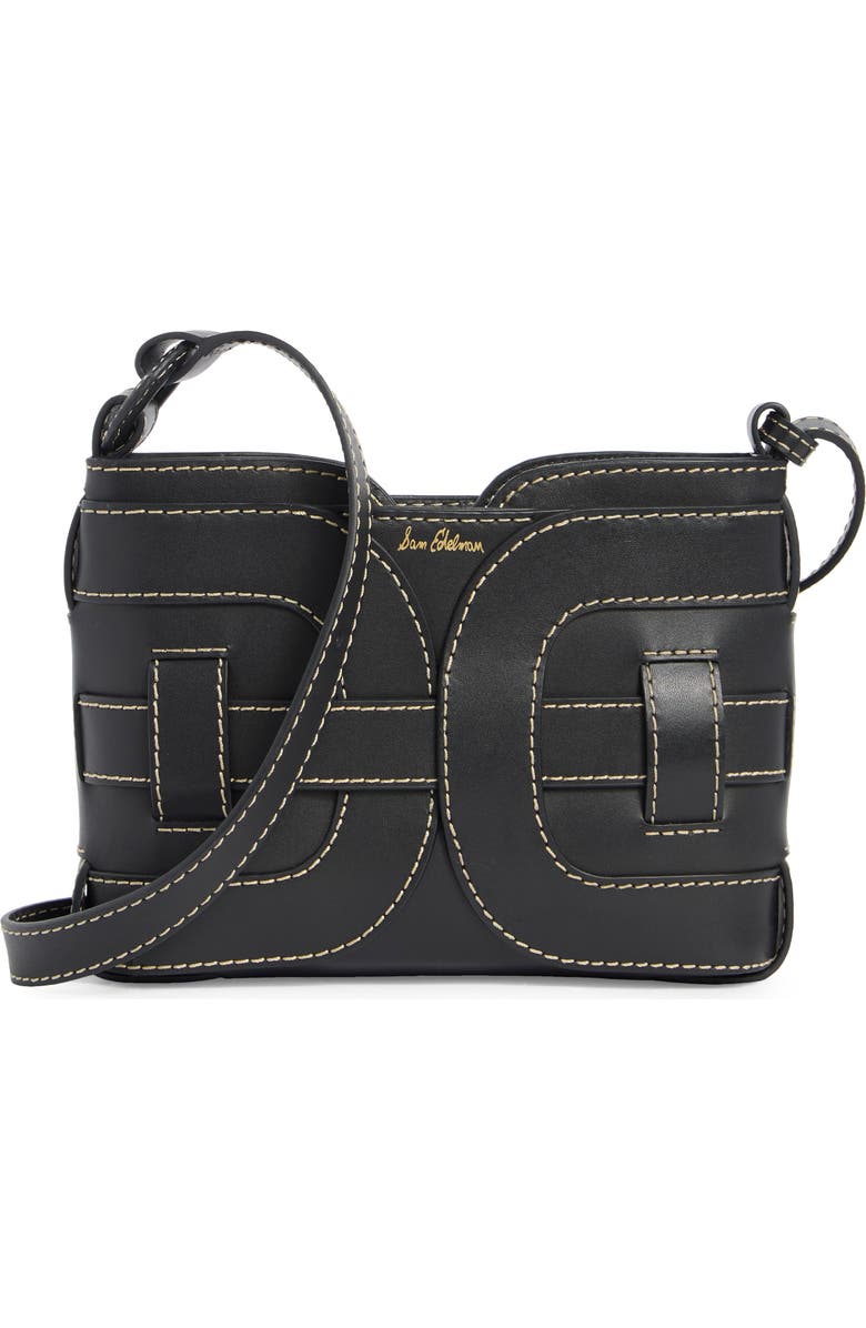 Sam Edelman Bay Leather Shoulder Bag, Main, color,