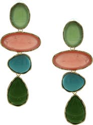 OLIVIA WELLES Stepping Stone Drop Earrings
