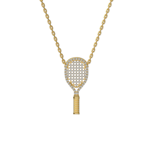 Pascal The Tennis Necklace, White Diamond Pavé