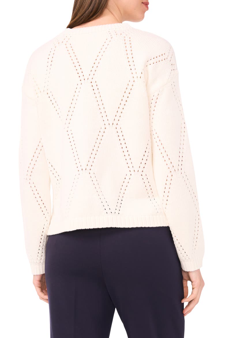 Crewneck Sweater, Alternate, color, NEW IVORY