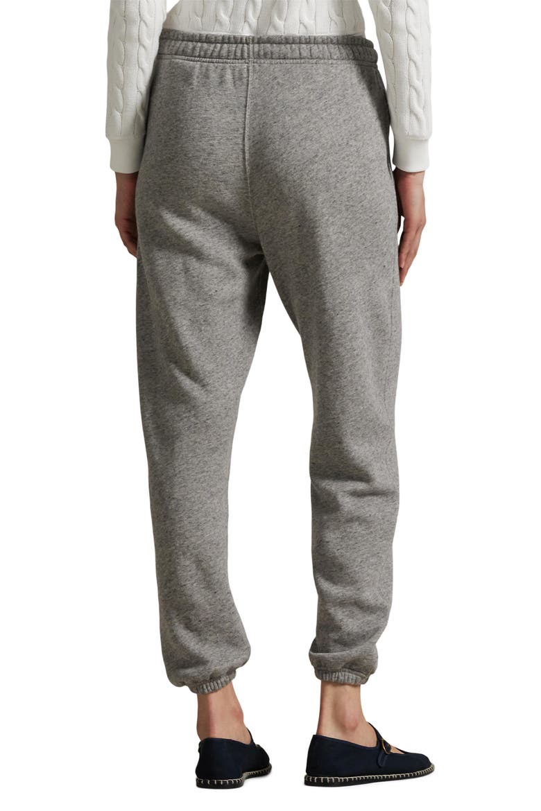 Lightweight Cotton Blend Fleece Sweatpants, Alternate, color, DARK VINTAGE HEATHER