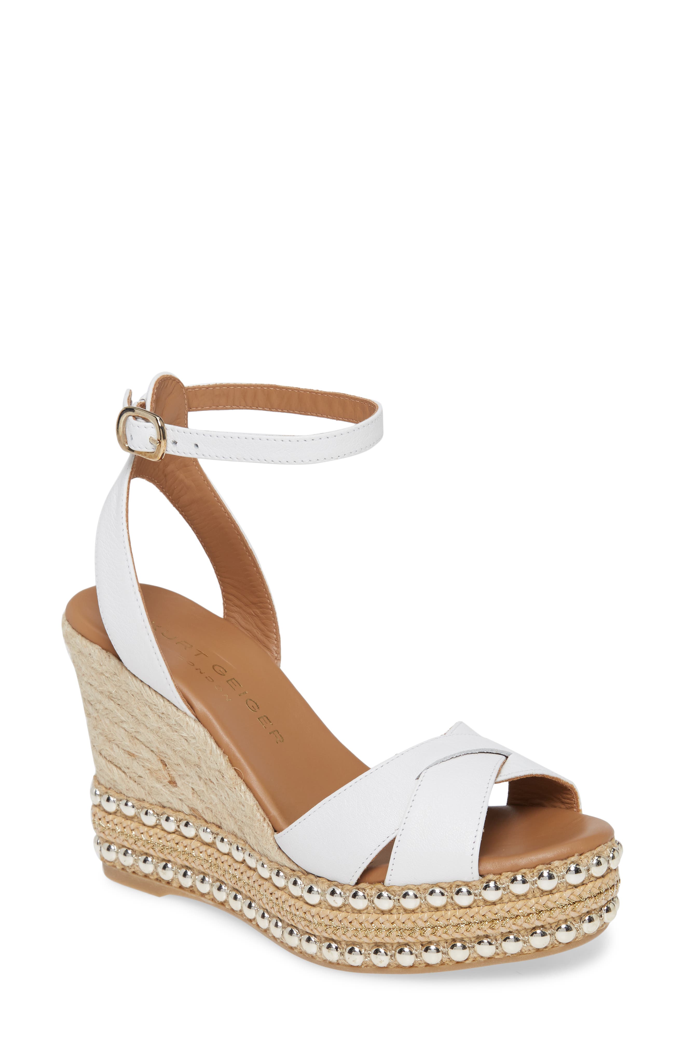 Kurt Geiger London Amelia Ankle Strap Wedge, Main, color, 