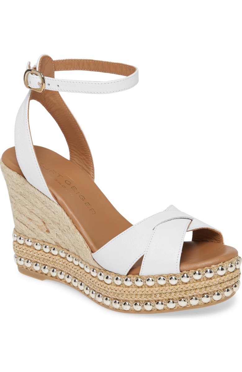 Kurt Geiger London Amelia Ankle Strap Wedge, Main, color,