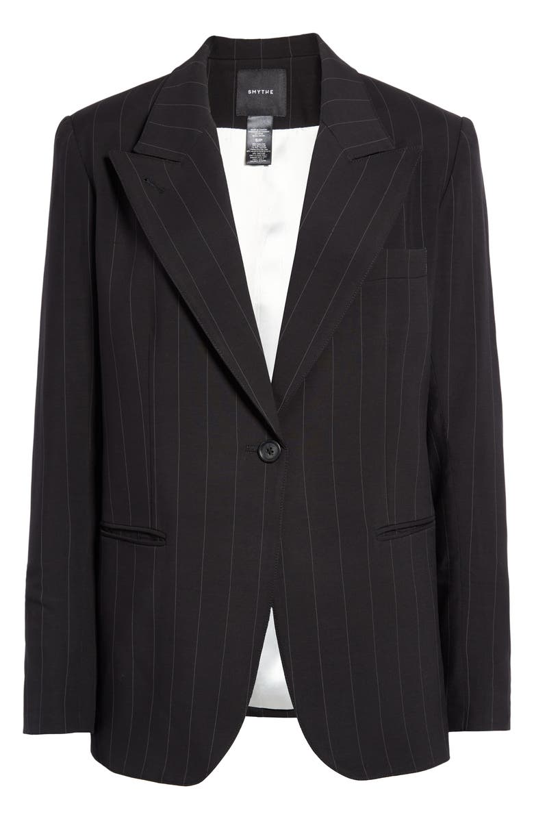 Smythe '90s Pinstripe Blazer, Alternate, color, 