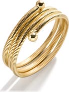 BaubleBar Keira Ribbed Wrap Bracelet