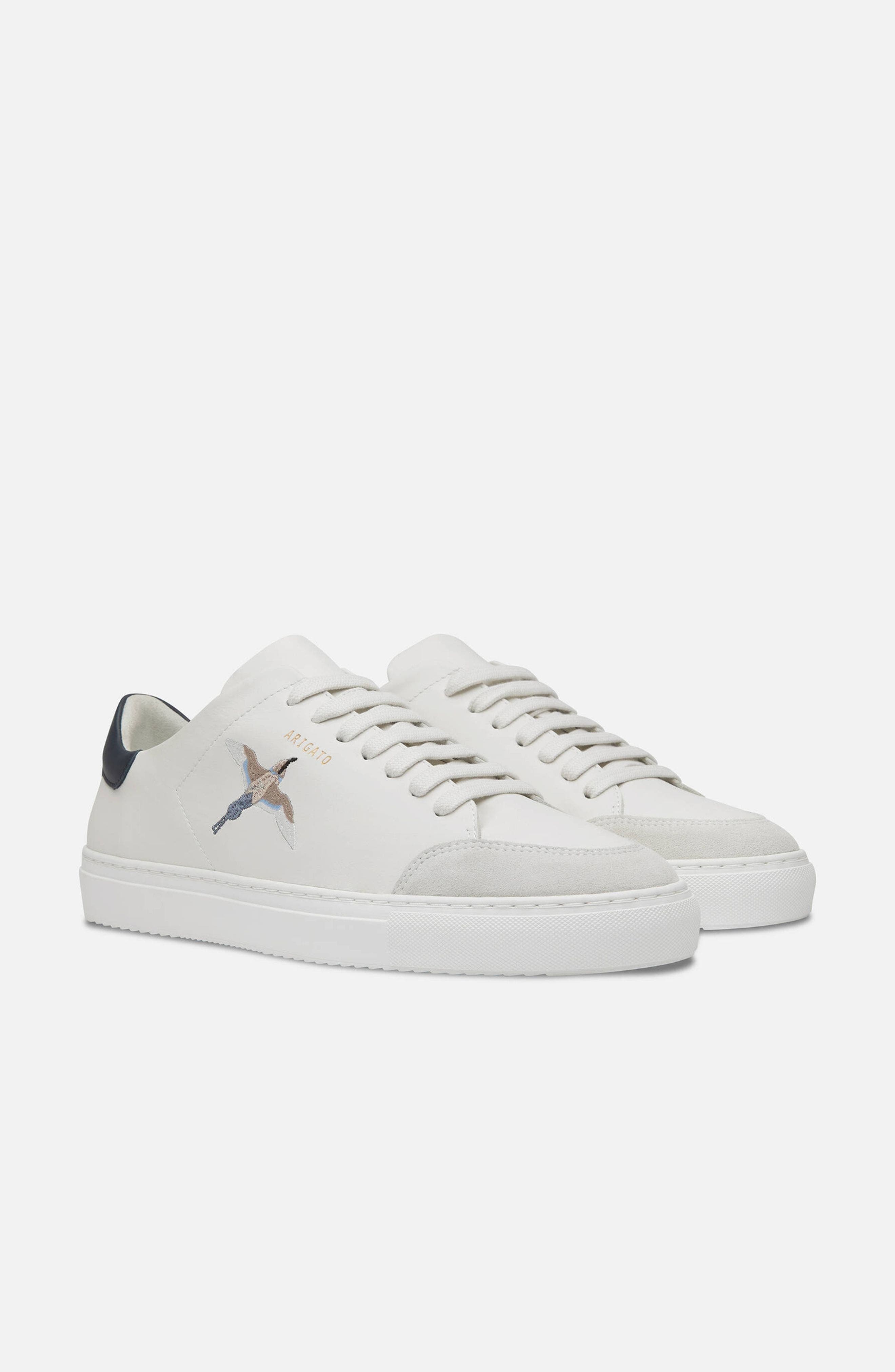 Clean 90 B Bird Sneaker - Men's, Alternate, color, White/Dark Blue
