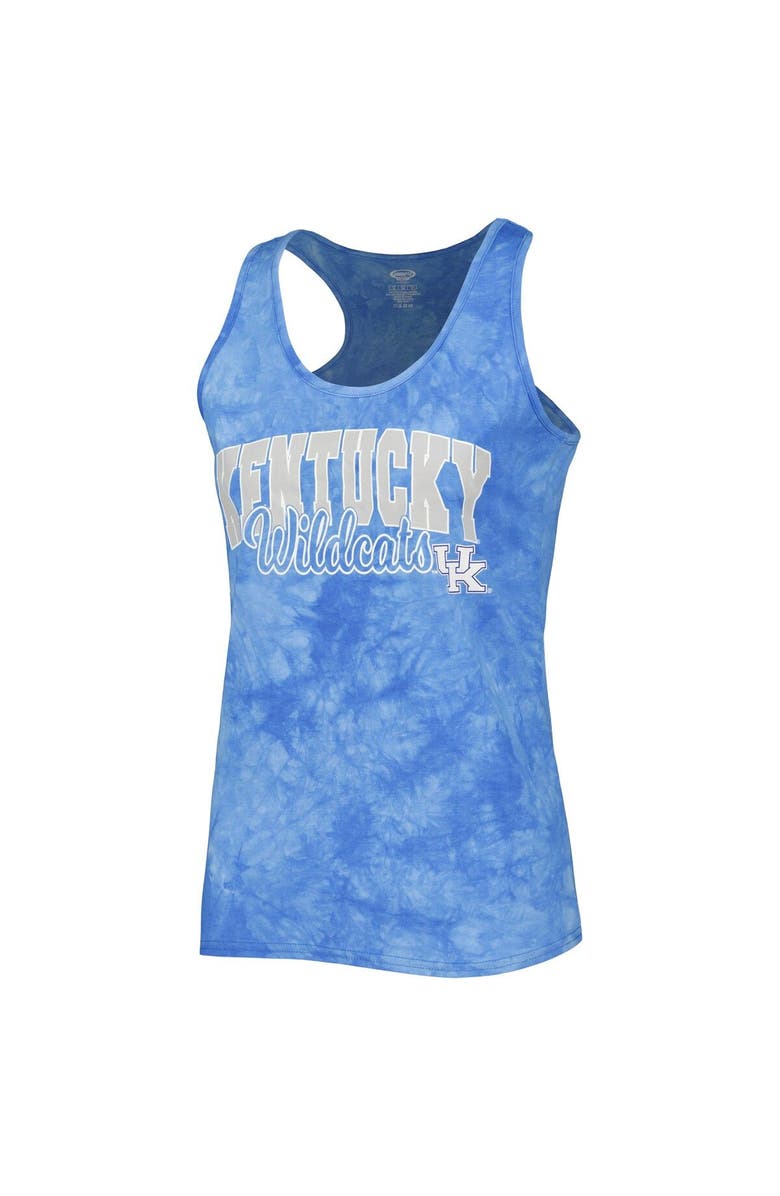 CONCEPTS SPORT Women's Concepts Sport Royal Kentucky Wildcats Billboard Tie-Dye Tank and Shorts Sleep Set, Alternate, color, 