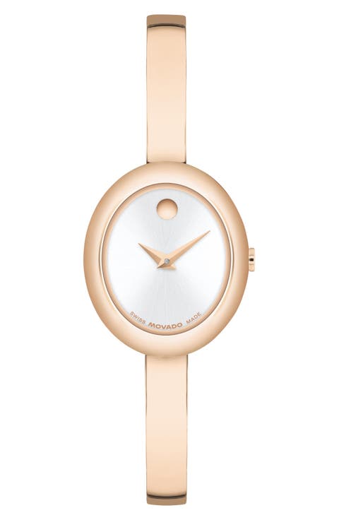 Museum Oval Bangle Watch, 22mm x 26mm