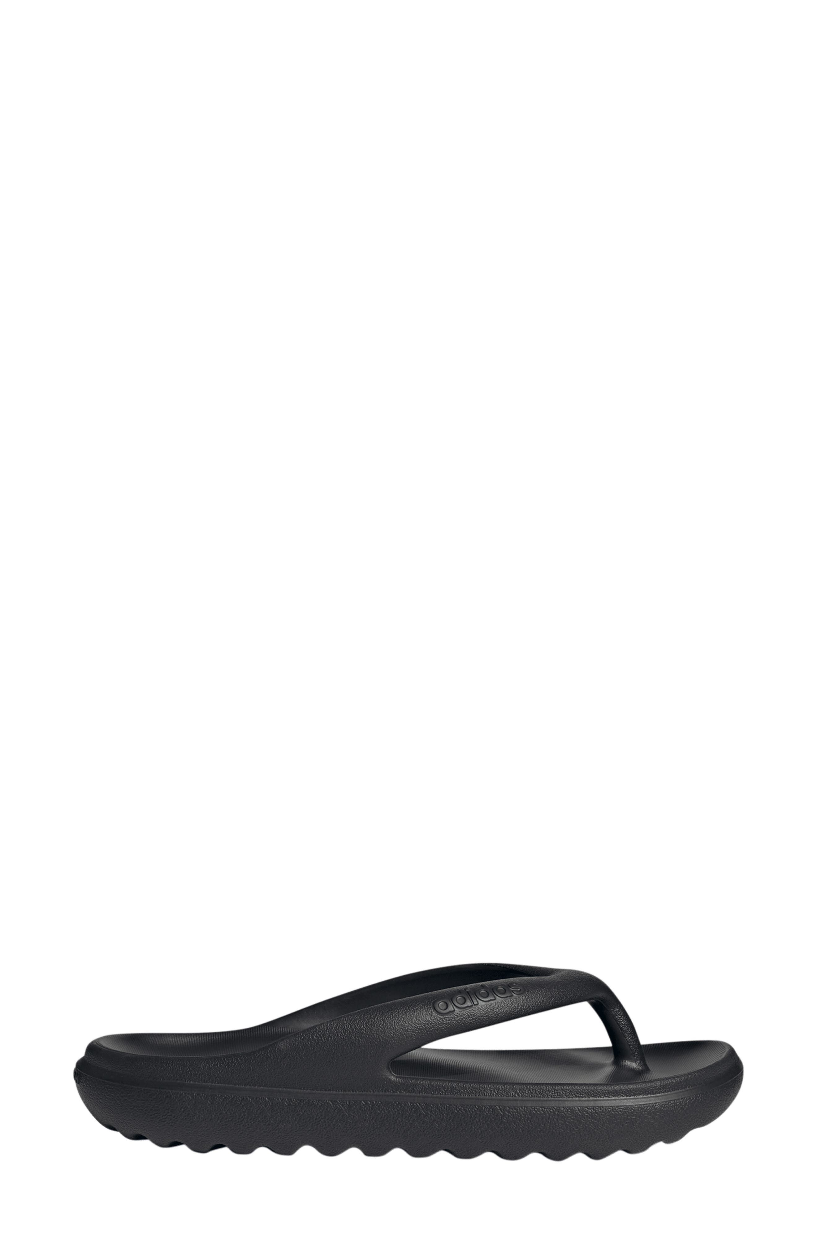 adidas Adilette Lumia Flip Flop, Alternate, color, Core Black/ Core Black