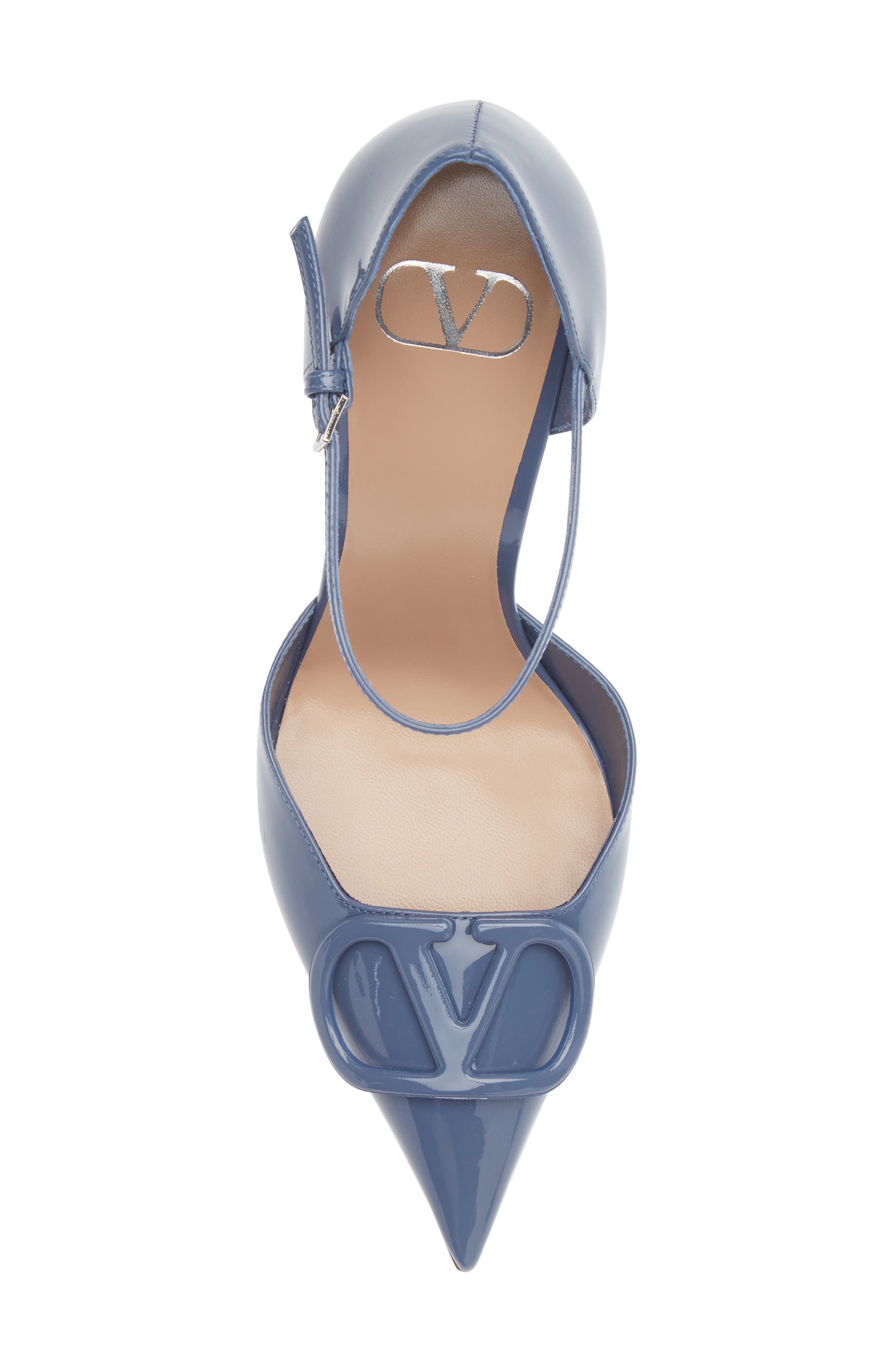 VLOGO Signature d'Orsay Patent Leather Pump, Alternate, color, BLUE
