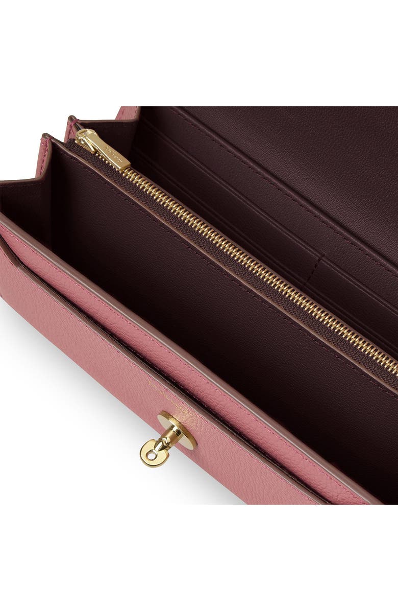 Mulberry Medium Darley Leather Wallet, Alternate, color, Pink Scrumpy
