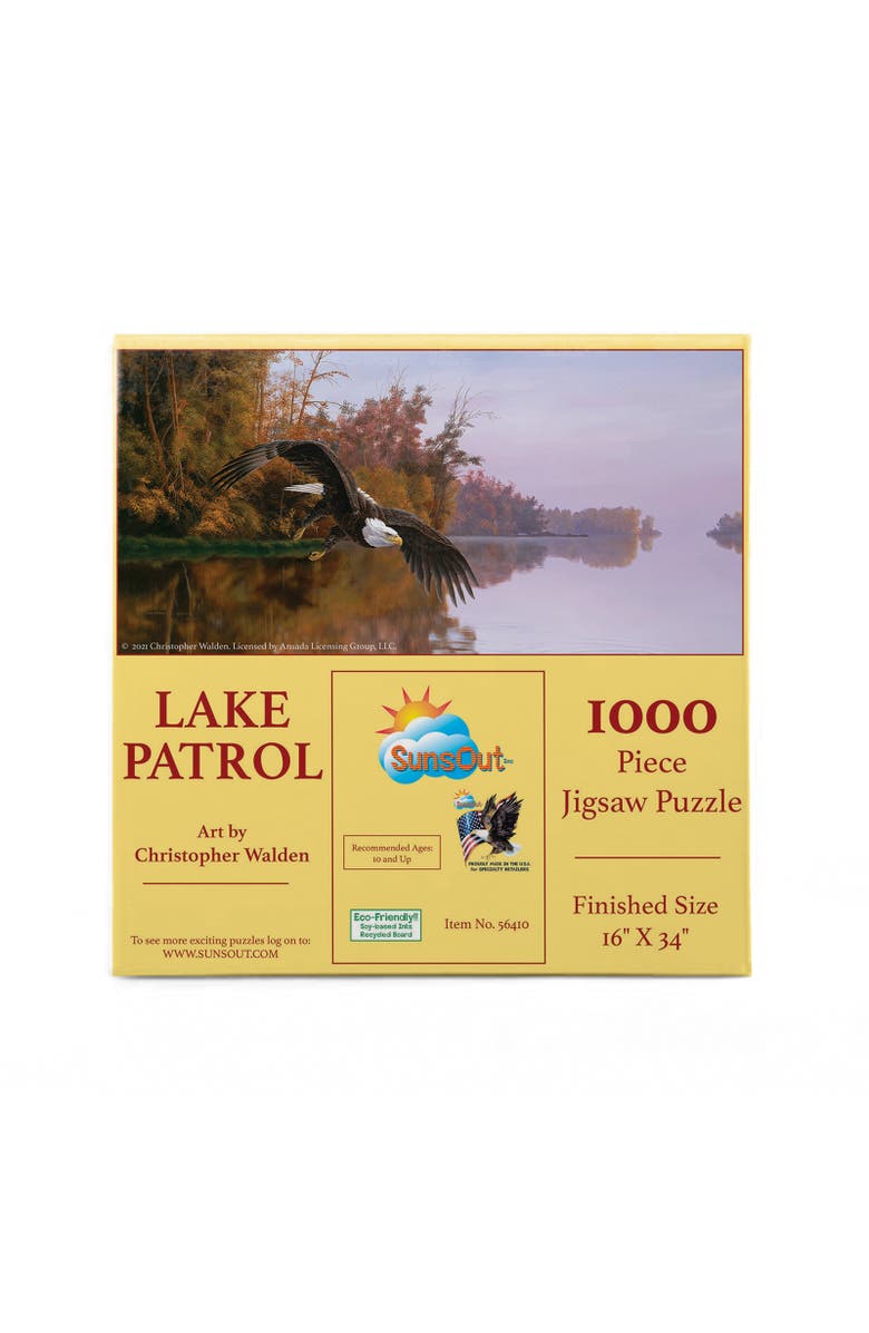 Sunsout Lake Patrol 1000 piece Jigsaw Puzzle for Adults, Alternate, color, Multicolor