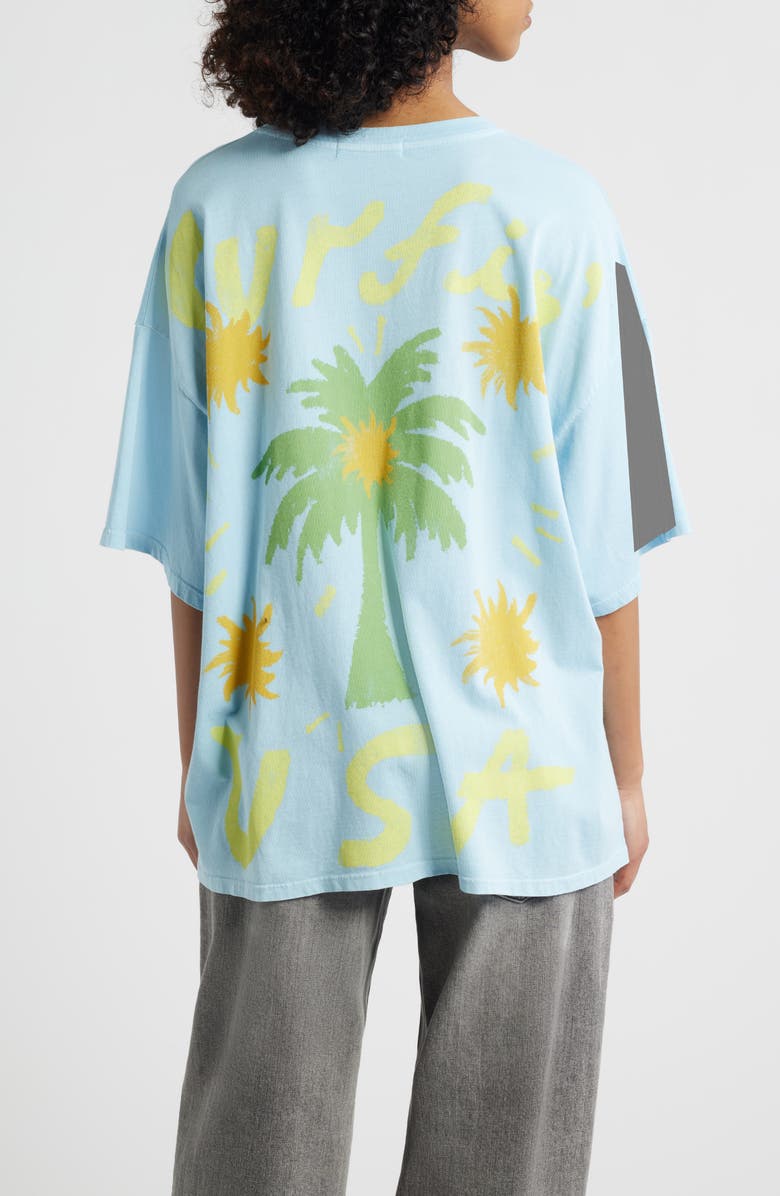 Daydreamer Beach Boys Doodle Graphic T-Shirt, Alternate, color, Bluey