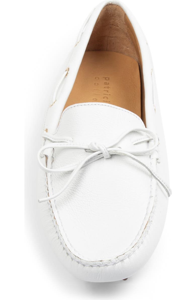 patricia green Henley Boat Shoe, Alternate, color, White Leather