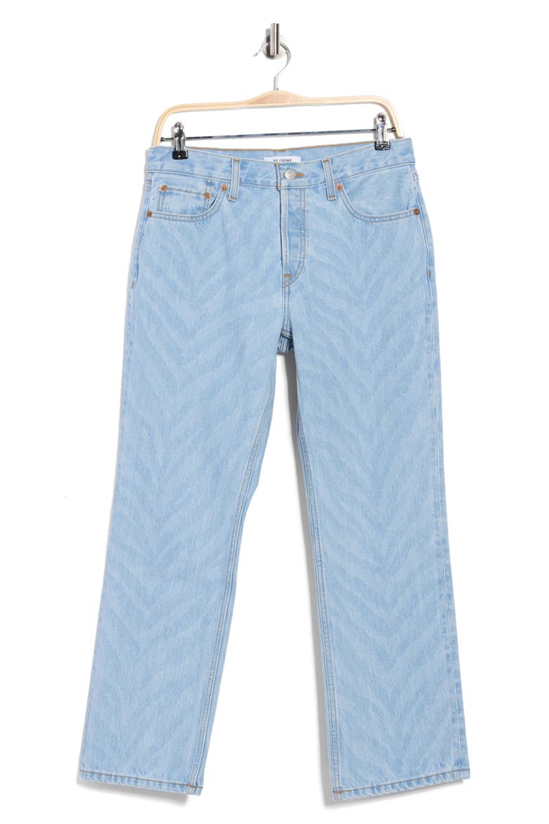 Easy Straight Crop Jeans, Alternate, color, CEBRA
