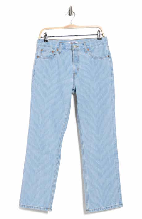 Re/Done Easy Straight Crop Jeans