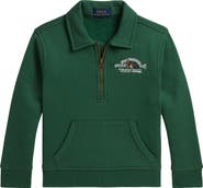 Polo Ralph Lauren Kids' Quarter Zip Fleece Pullover
