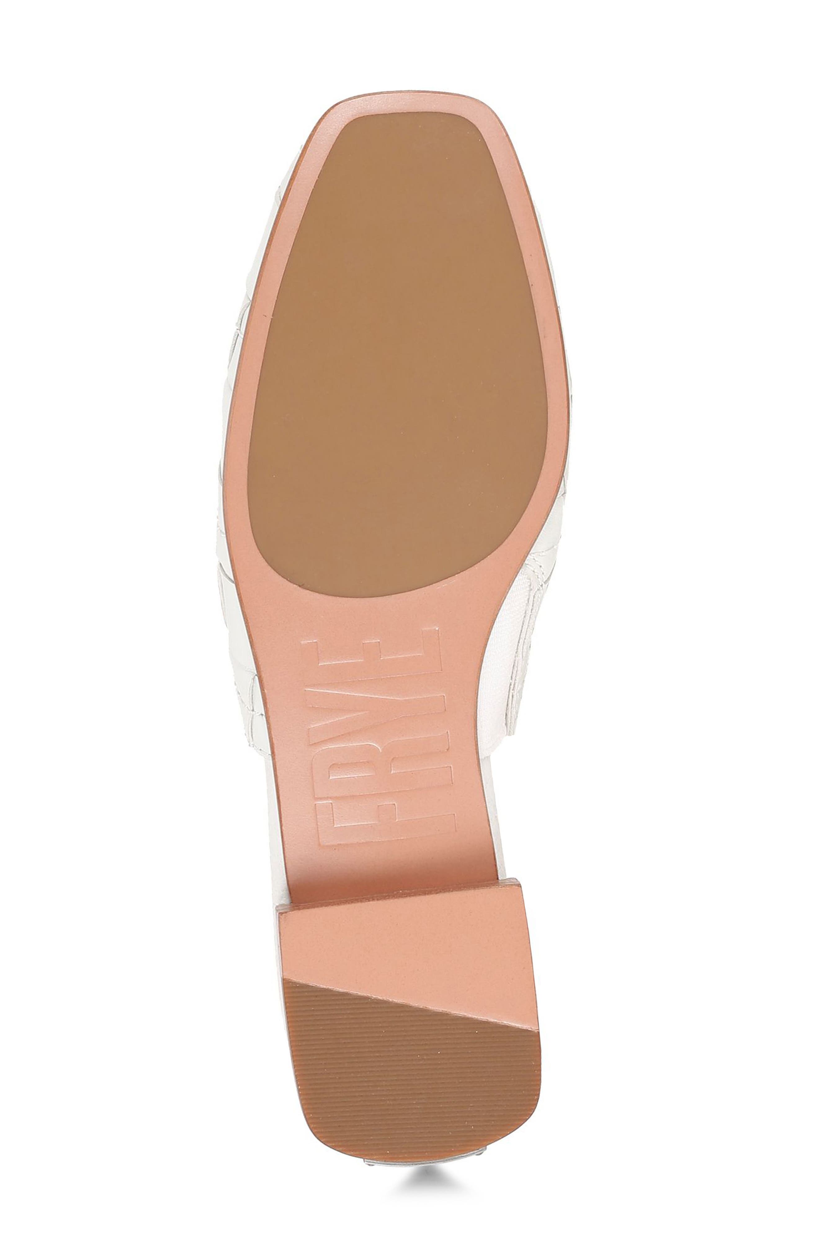 Frye Cara Woven Square Toe Mule, Alternate, color, 