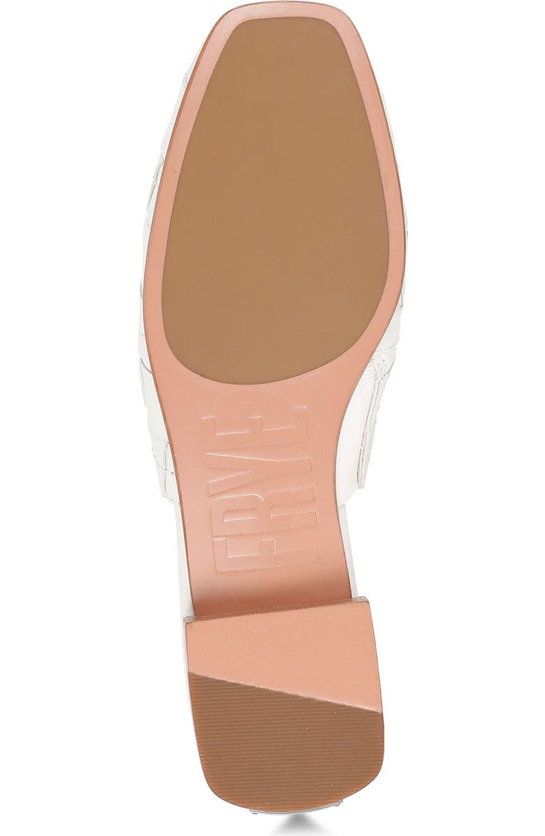 Frye Cara Woven Square Toe Mule, Alternate, color,
