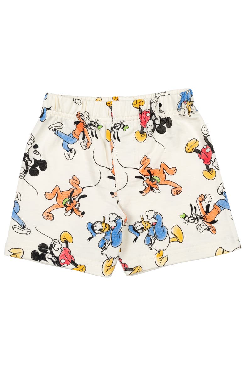 Mickey Mouse 2-Piece French Terry Sweatshirt and Shorts Set, Alternate, color, Tusk Cream