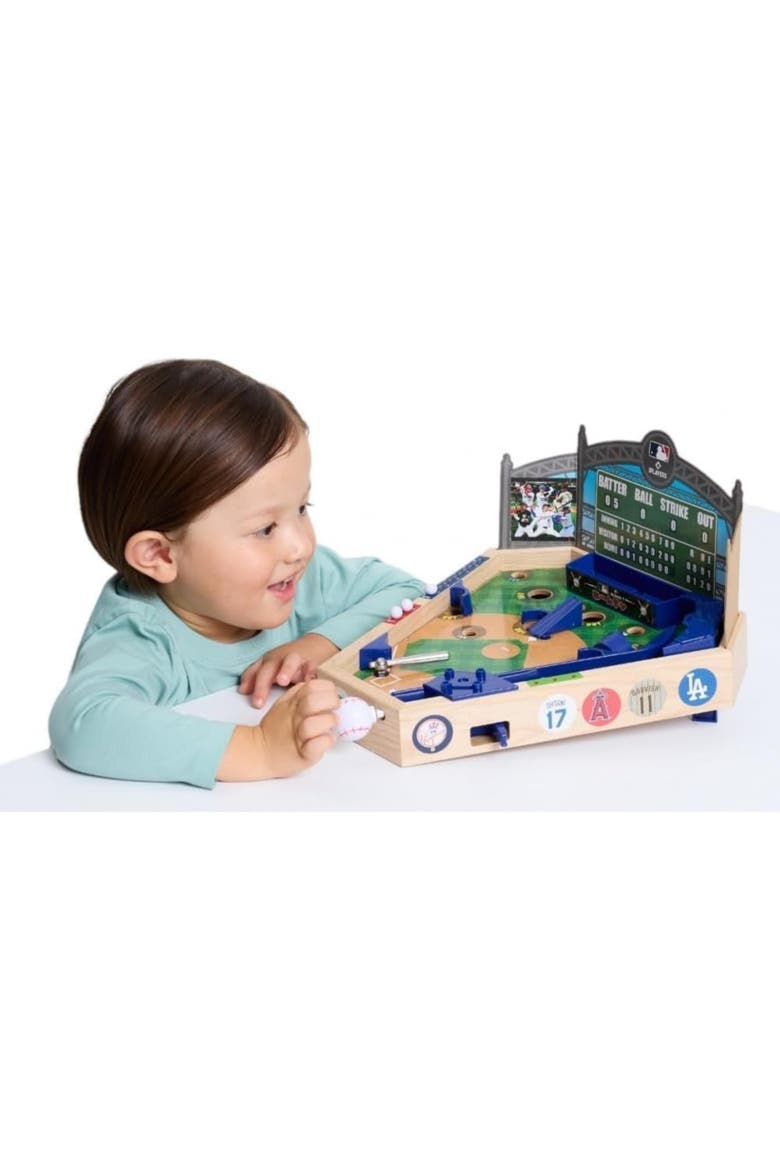 MLB Wooden Pinball Baseball Game, Alternate, color, Multicolored
