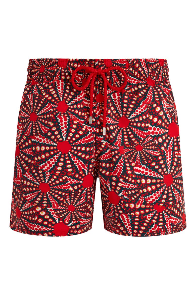 Men's Oursinades Stretch Swim Trunks, Alternate, color, COQUELICOT