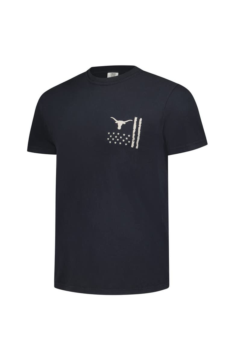 IMAGE ONE Men's  Black Texas Longhorns Comfort Colors OHT Camo Overlay T-Shirt, Alternate, color, Black